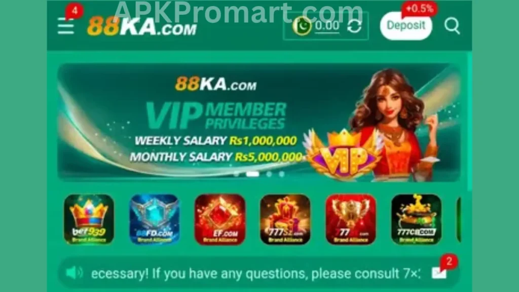 88KA Game APK VIP member bonuses of game for new users