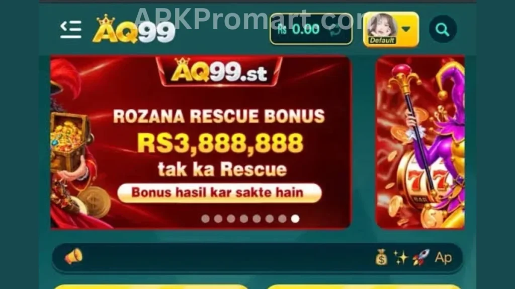 AQ99 Game APK daily login rewards of game for new users