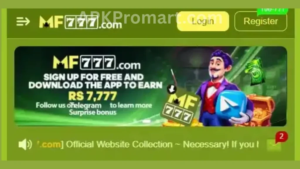 MF777 Game APK download and install bonuses of game