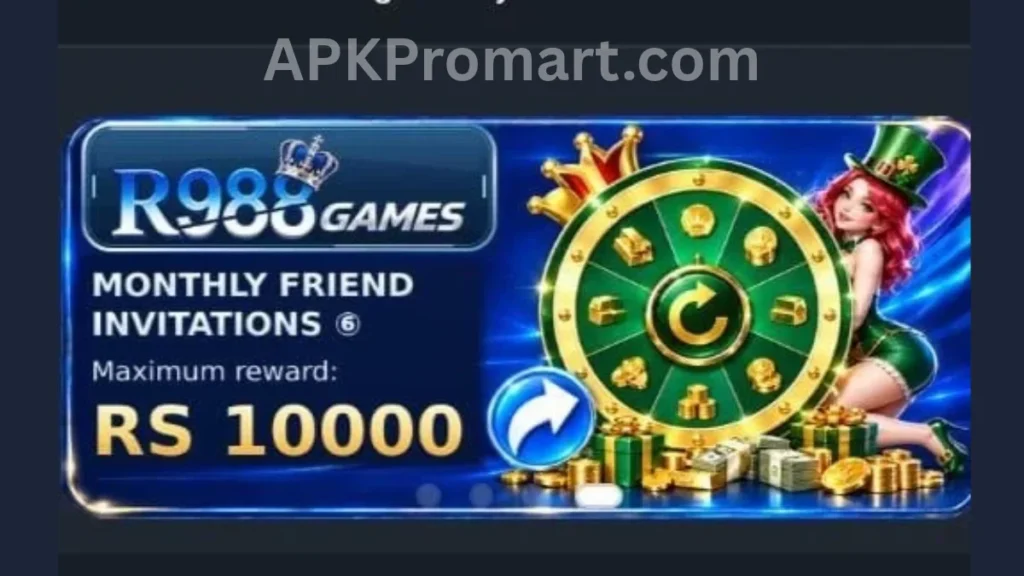 R988 Game APK weekly or monthly bonuses of game