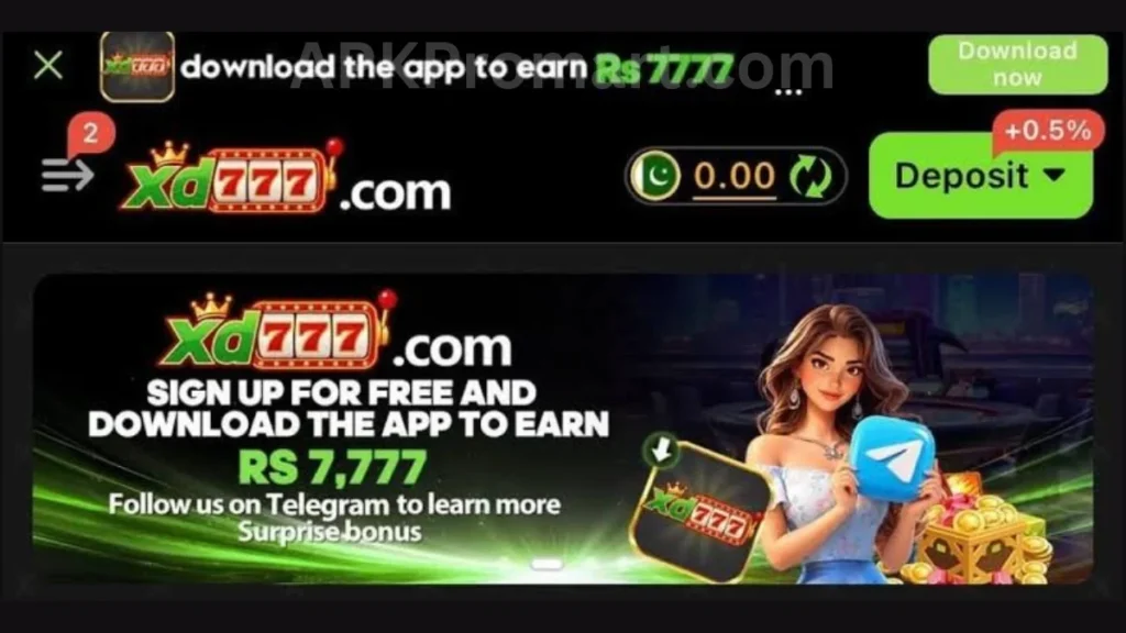 XD777 Game App signup and app download bonuses of game